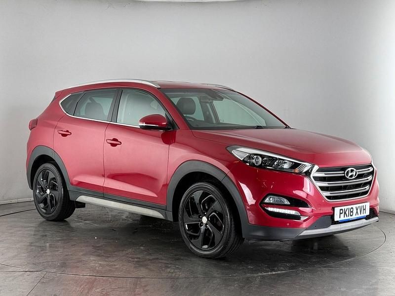 Red Used 2018 Hyundai Tucson Premium SUV | £12,000 (Good price) - Image 1/4