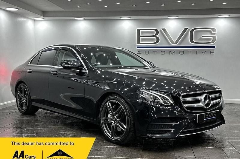 Black Used 2017 Mercedes E220 AMG line Sedan | £14,494 (Good price) - Image 1/1