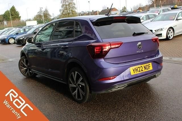 Used VW Polo R-line 95 HP (69 kW) 2022 Mauve/purple Hatchback