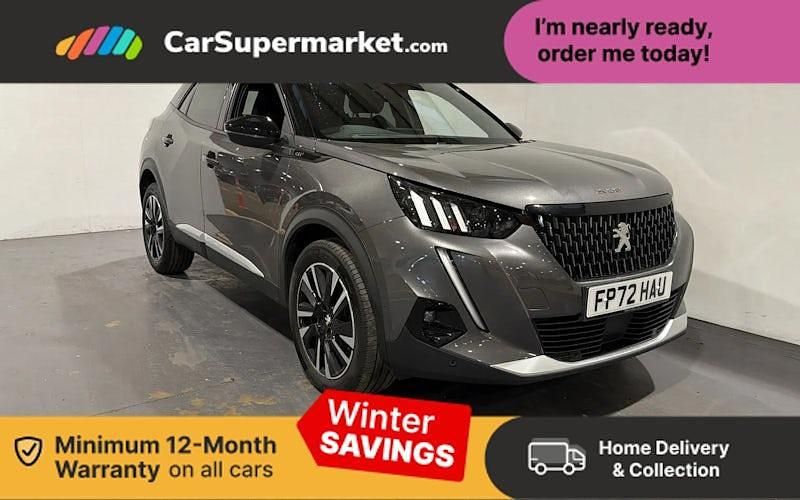 Grey Used 2022 Peugeot 2008 Premium SUV | £16,697 (Fair price) - Image 1/3