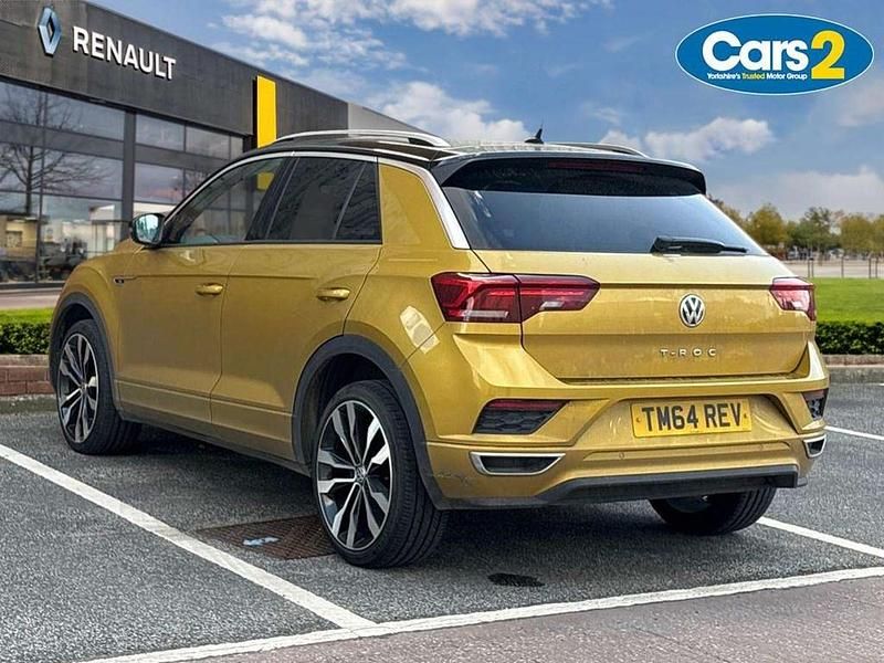 Used VW T-Roc R-line 147 HP (108 kW) 2018 Yellow SUV