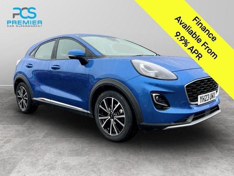Desert island blue (exclusive paint) Used 2023 Ford Puma Titanium SUV | £13,595 (Good price) - Image 1/3
