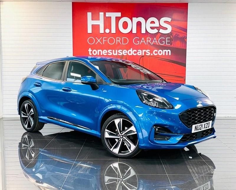 Used Ford Puma ST-Line X 125 HP (91 kW) 2021 Blue SUV