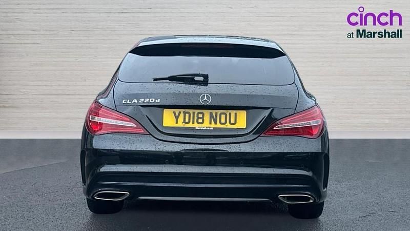 Used Mercedes CLA220 AMG line 177 HP (130 kW) 2018 Black Sedan