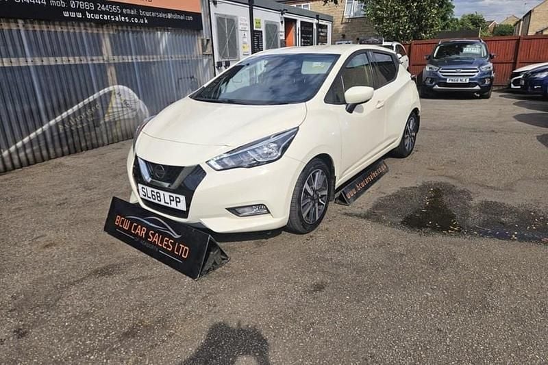White Used 2018 Nissan Micra N-Connecta Hatchback | £7,495 (Fair price) - Image 1/1