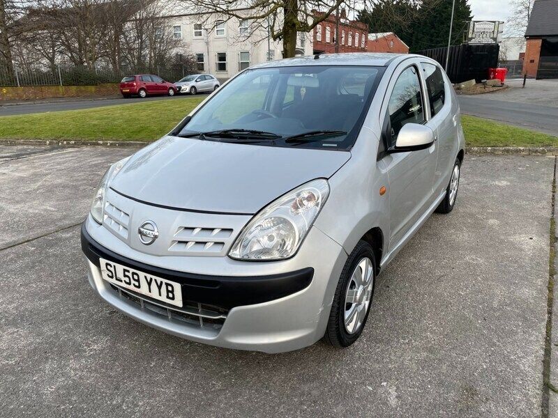 Silver Used 2009 Nissan Pixo N-TEC Hatchback | £895 (Super price) - Image 1/4