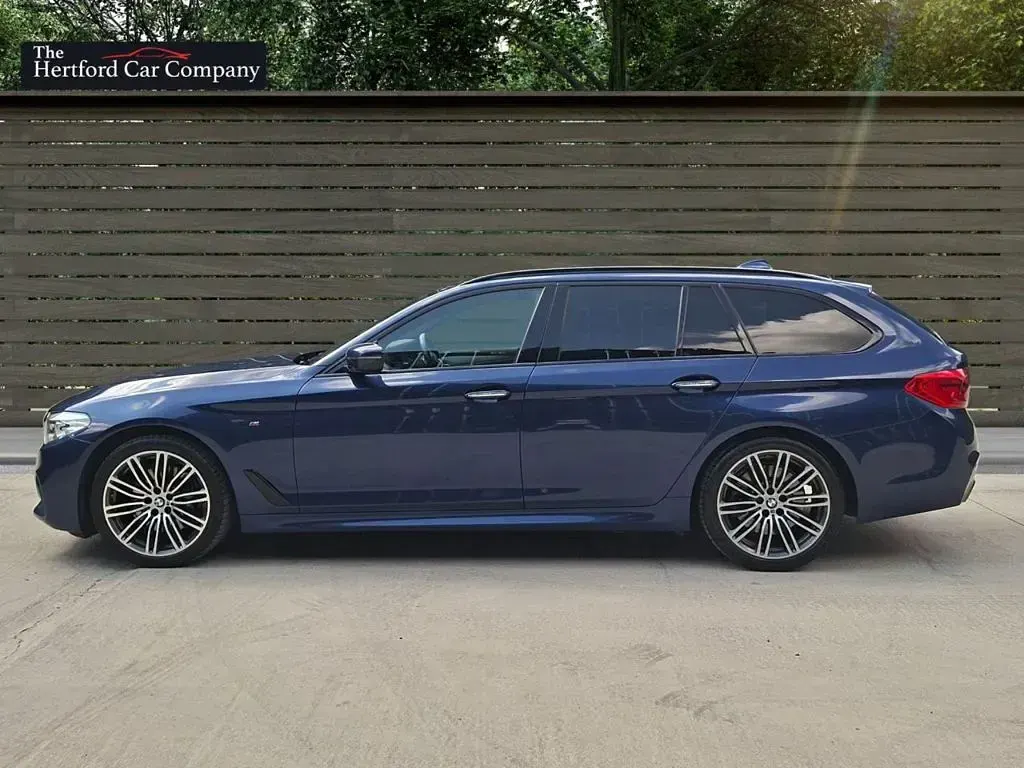 Used BMW 530 M Sport 265 HP (194 kW) 2018 Blue Estate