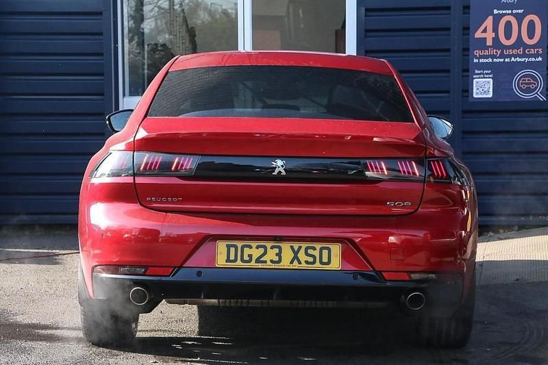 Second-hand Peugeot 508 GTi 222 CP (163 kW) 2023 Roșu Hatchback