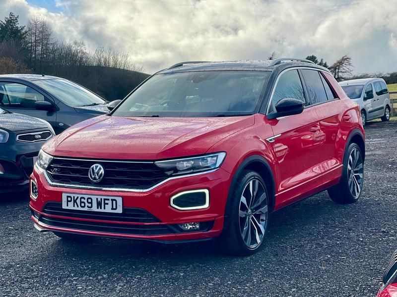 Used VW T-Roc R-line 150 HP (110 kW) 2019 Red SUV