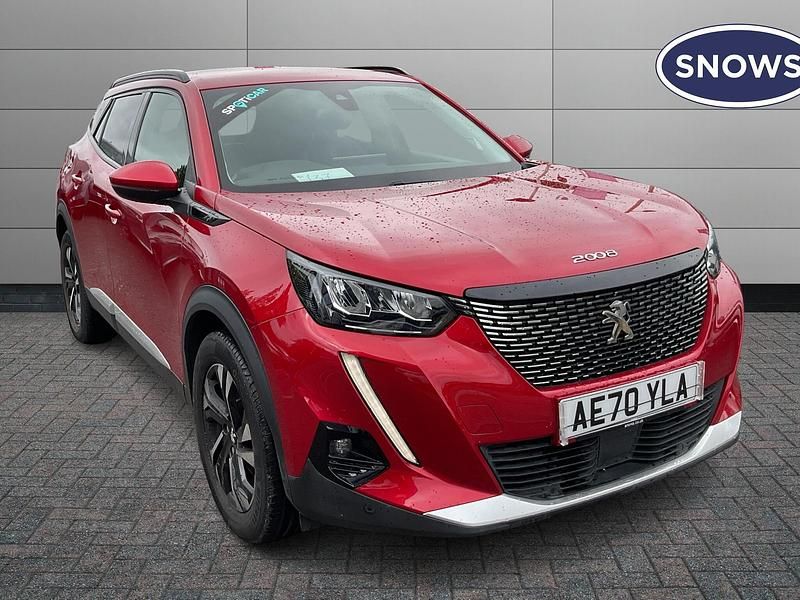 Red Used 2020 Peugeot 2008 Allure Premium SUV | £12,596 (Fair price) - Image 1/4