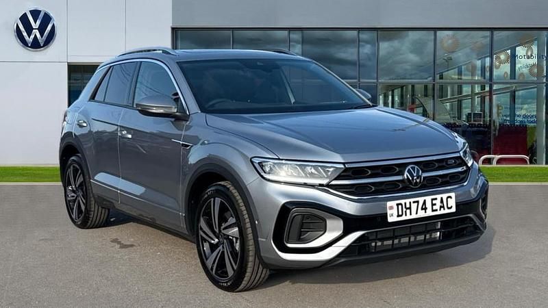 Pyrite silver metallic New 2025 VW T-Roc R-line SUV | £30,937 (A bit pricey) - Image 1/4
