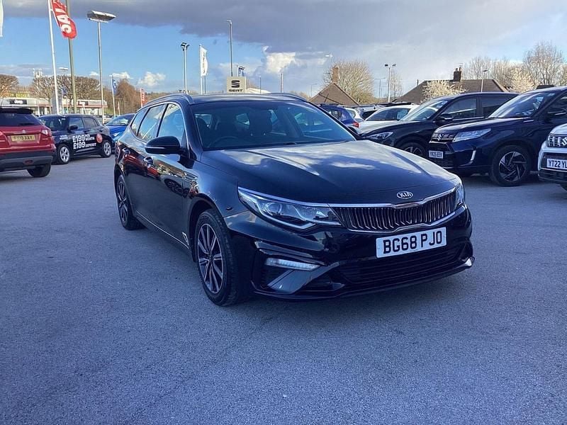 Used Kia Optima 136 HP (100 kW) 2018 Black Estate