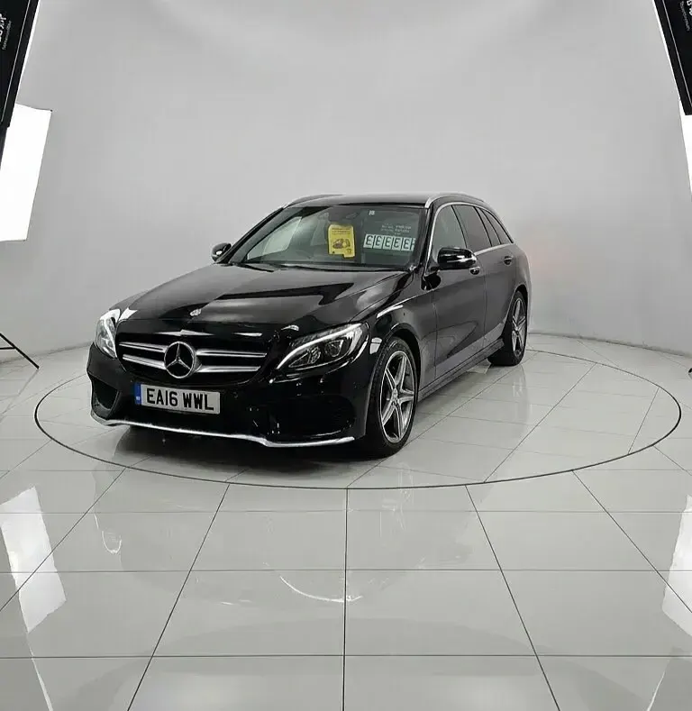 Used Mercedes C200 AMG Line Premium 184 HP (135 kW) 2016 Black Estate