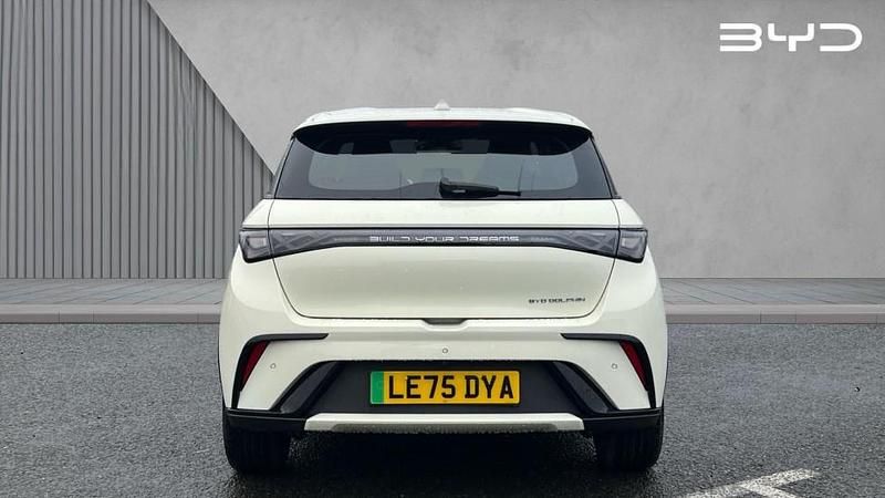 New BYD Dolphin Boost 129 kW (176 HP) 2025 White Hatchback