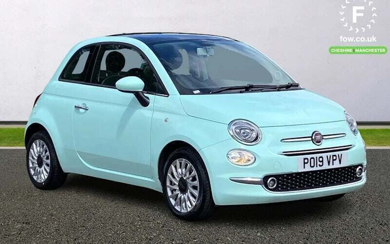 Green Used 2019 Fiat 500 Lounge Hatchback | £11,099 (Fair price) - Image 1/4