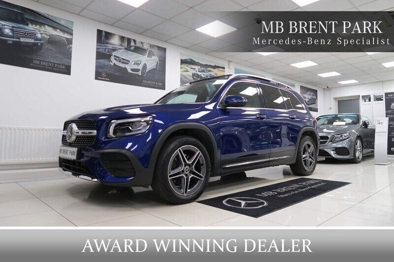 Blue Used 2021 Mercedes GLB200 AMG line SUV | £24,000 (Good price) - Image 1/3