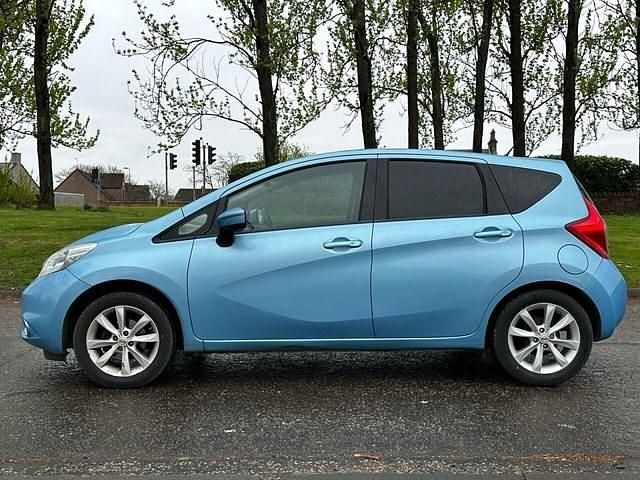 Używany Nissan Note S 98 KM (72 kW) 2014 Niebieski Minivan