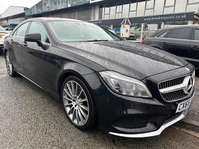 Used Mercedes CLS220 AMG Line Premium 177 HP (130 kW) 2016 Black Coupe