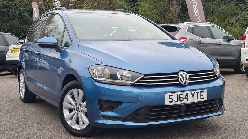 Blue Used 2015 VW Golf Sportsvan SE MPV | £5,595 (Fair price) - Image 1/4