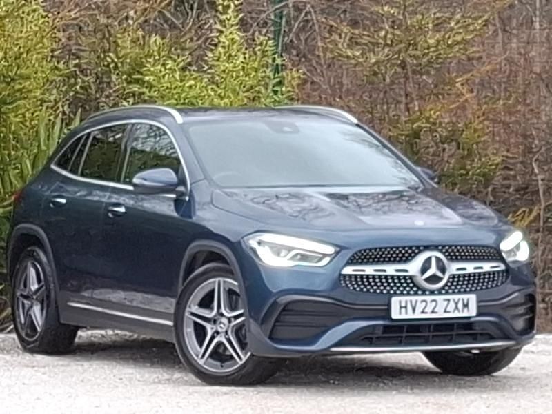 Used Mercedes GLA200 AMG Line Premium 163 HP (119 kW) 2022 Blue SUV