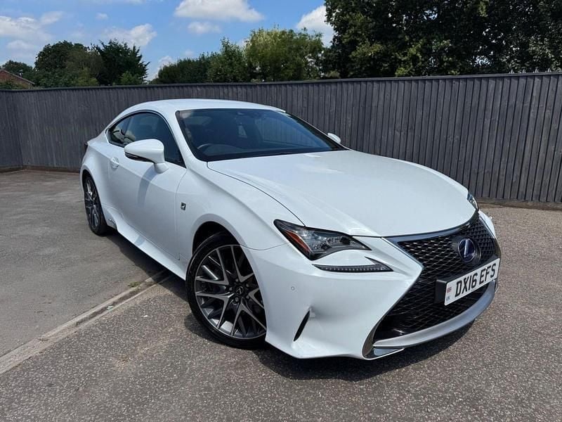 White Used 2016 Lexus RC300h Sport Line Coupe | £16,900 (Fair price) - Image 1/4