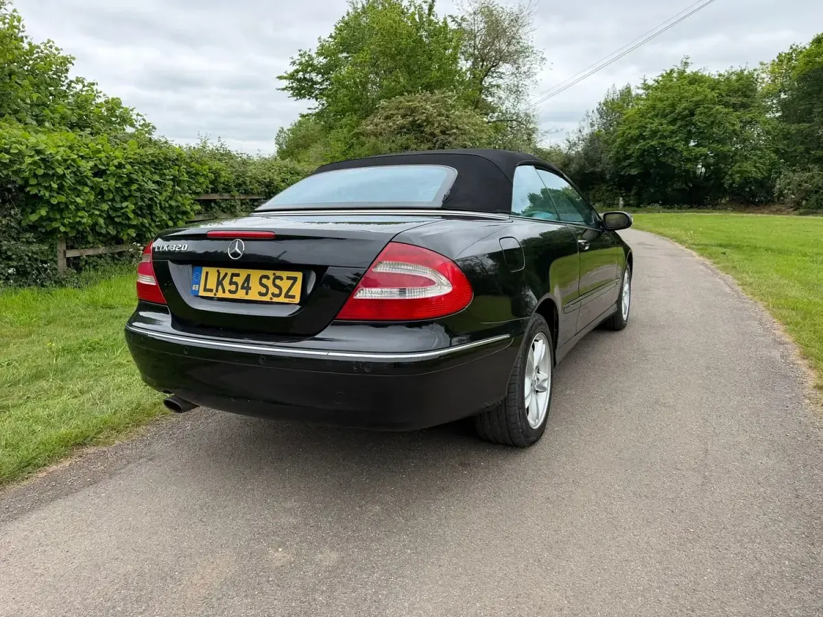 Used Mercedes CLK320 Avantgarde 2004 Black Cabriolet