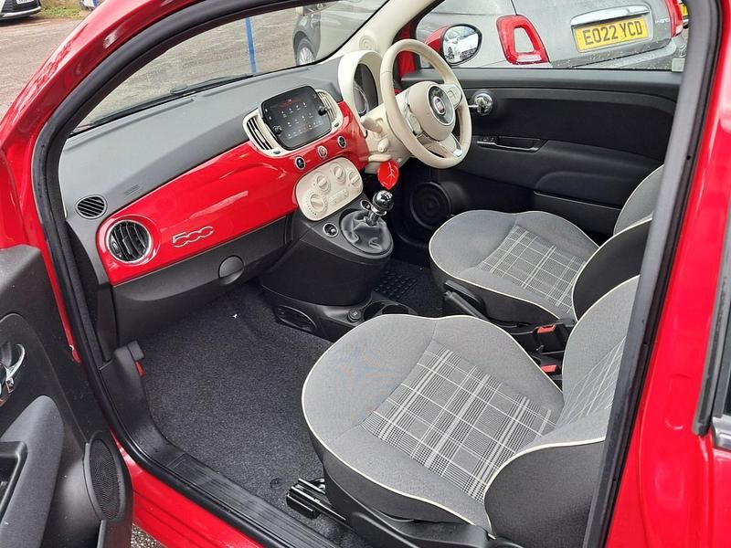 Used Fiat 500 Lounge 2020 Red Hatchback