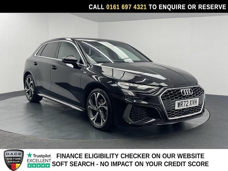 Used Audi A3 Sportback S-Line 110 HP (80 kW) 2023 Black Hatchback