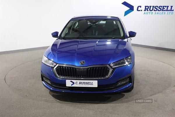 Used Skoda Octavia SE Technology 110 HP (80 kW) 2022 Blue Hatchback