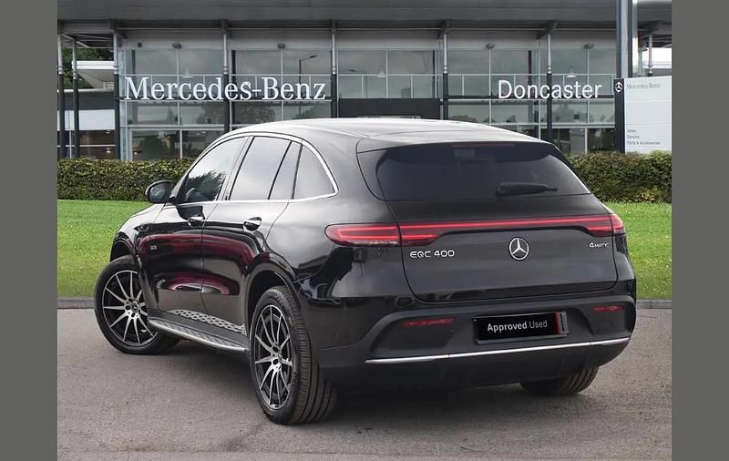 Used Mercedes EQC400 AMG line 300 kW (408 HP) 2022 Black SUV