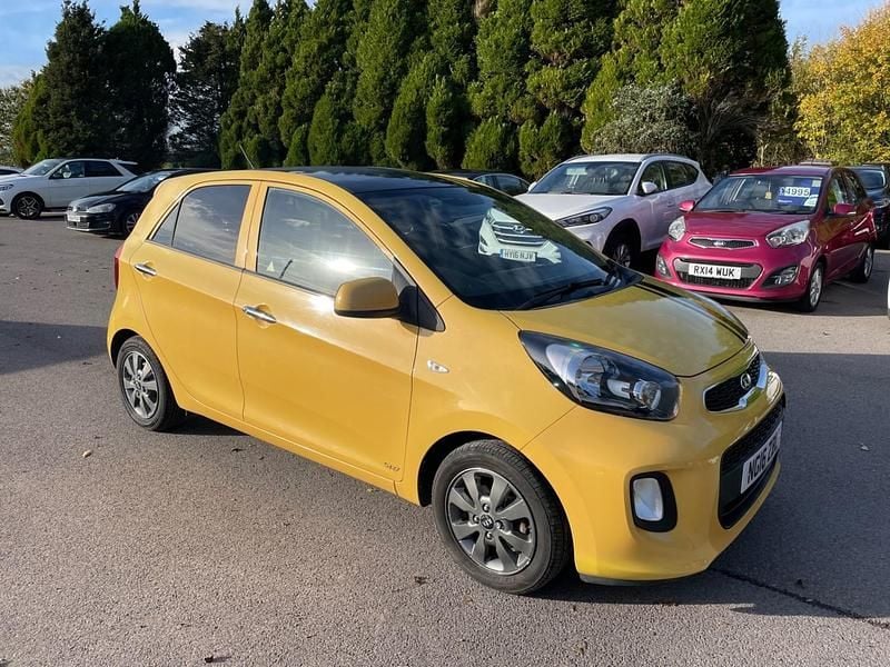 Yellow Used 2016 Kia Picanto 2 Hatchback | £4,995 (Fair price) - Image 1/4