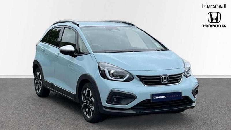 Premium paint surf blue Used 2021 Honda Jazz Hybrid Hatchback | £17,612 (Fair price) - Image 1/4