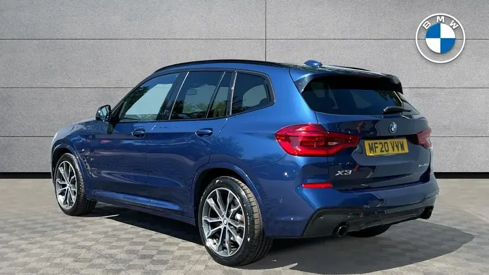 Used BMW X3 M Sport 187 HP (137 kW) 2020 Blue SUV