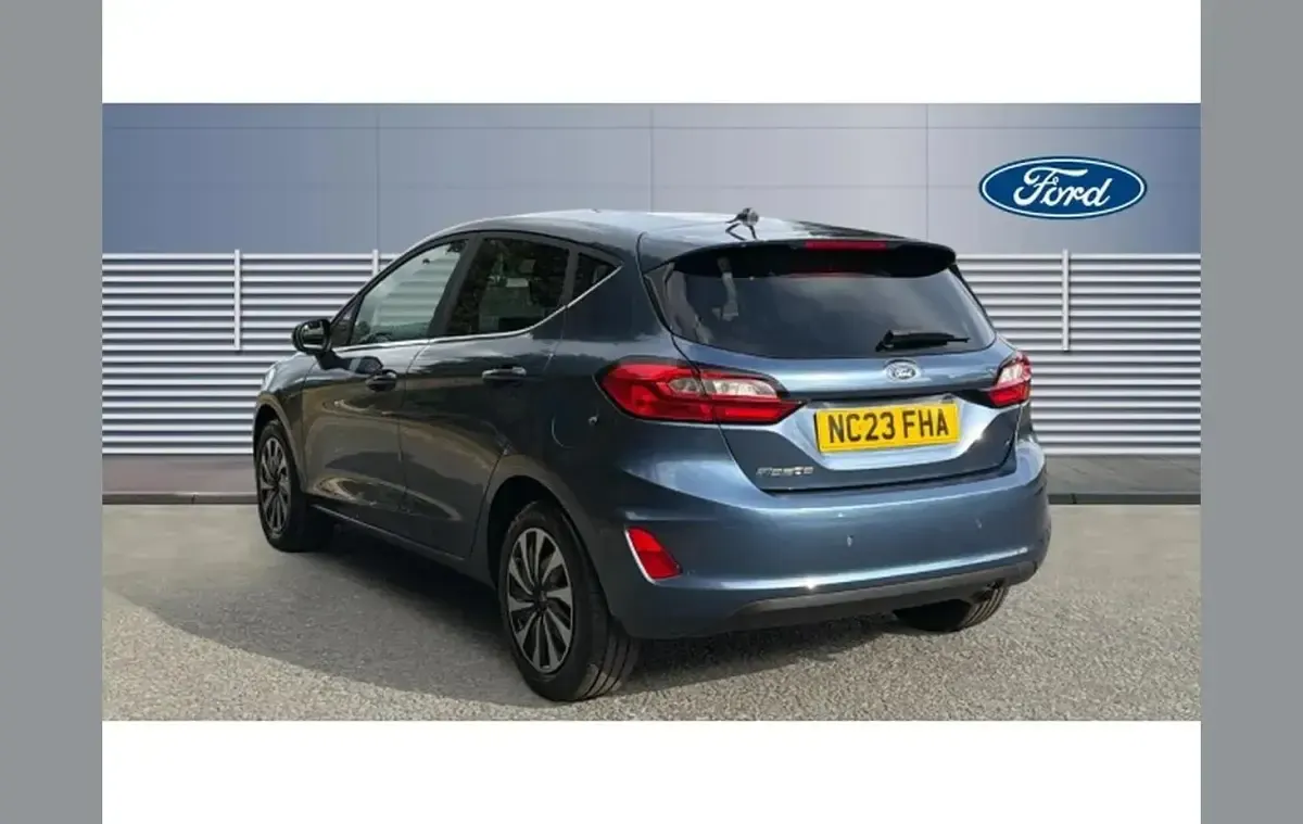 Used Ford Fiesta Titanium 99 HP (72 kW) 2023 Blue Hatchback