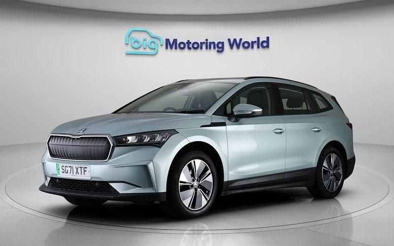 Used Skoda Enyaq iV Loft 150 kW (204 HP) 2021 Silver SUV