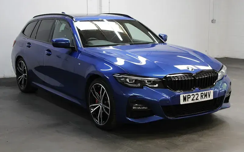 Used BMW 320 M Sport 184 HP (135 kW) 2022 Blue Estate
