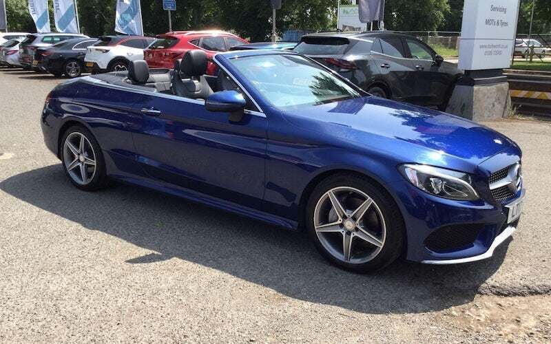 Used 2018 Mercedes C220 AMG line Cabriolet | £16,699 (Good price) - Image 1/4