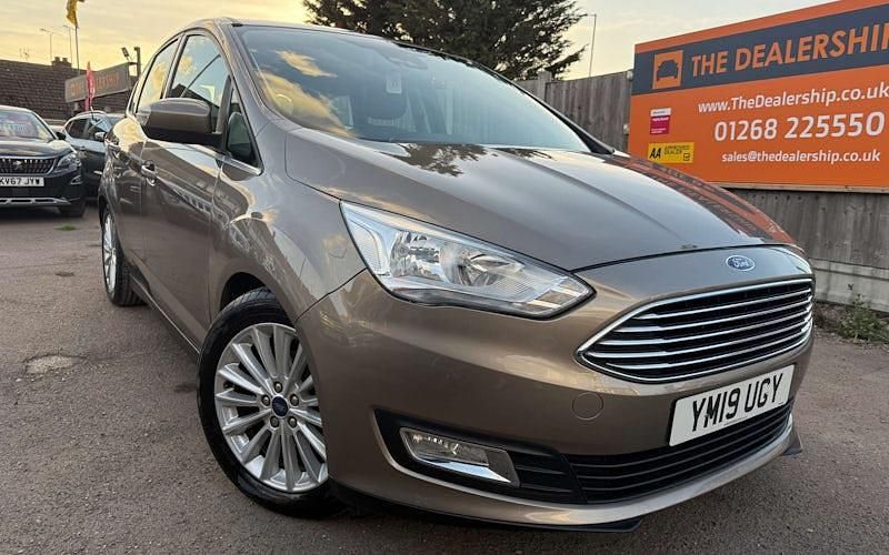 Silver Used 2019 Ford C-MAX Titanium MPV | £8,990 (Fair price) - Image 1/4