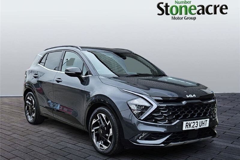 Grey Used 2023 Kia Sportage GT-Line SUV | £23,500 (Good price) - Image 1/4
