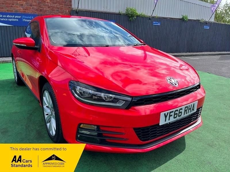 Red Used 2017 VW Scirocco S Coupe | £10,995 (Good price) - Image 1/2
