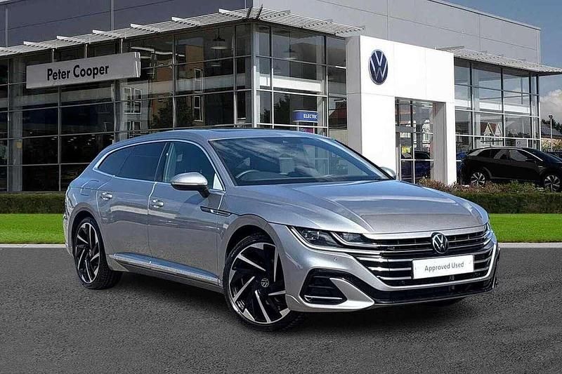 Silver Used 2025 VW Arteon R-line Estate | £33,990 (Expensive) - Image 1/4