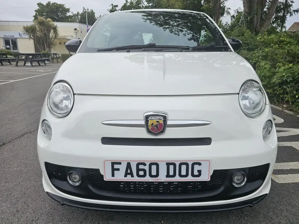 Used Abarth 595 140 HP (102 kW) 2016 White Hatchback
