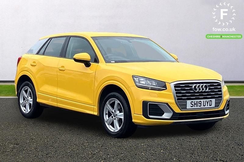 Used Audi Q2 Sport 116 HP (85 kW) 2019 Yellow SUV