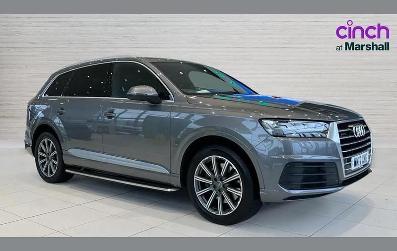 Grey Used 2017 Audi Q7 S-Line SUV | £23,690 (Good price) - Image 1/4
