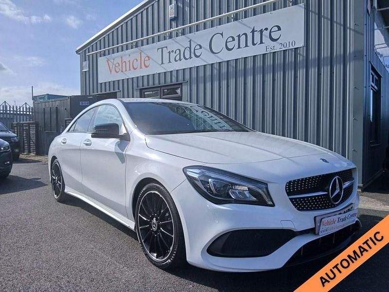 Used Mercedes CLA220 AMG line 2018 White Sedan