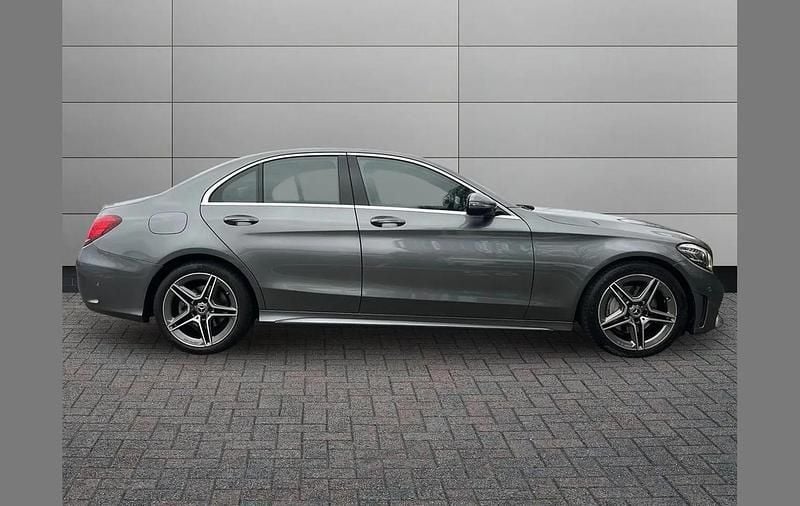 Used Mercedes C200 AMG line 180 HP (132 kW) 2019 Grey Sedan