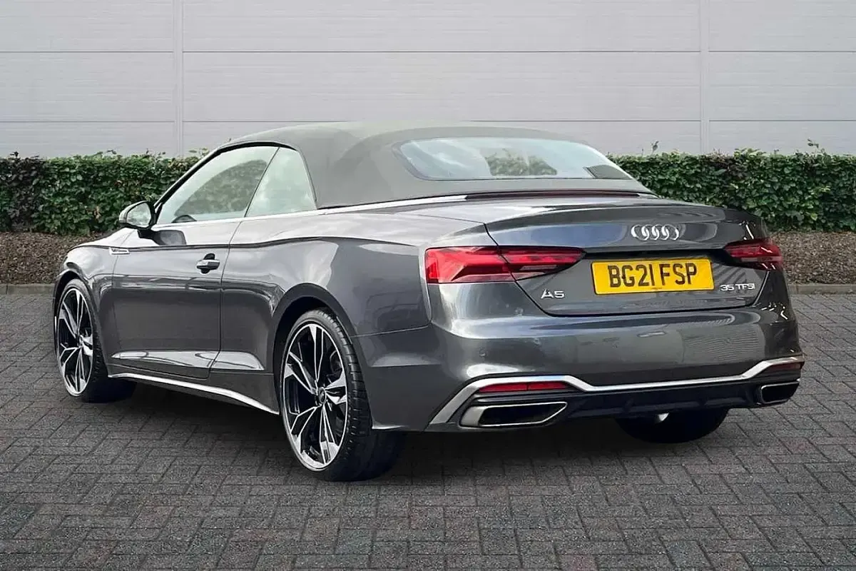 Used Audi A5 Cabriolet Design 147 HP (108 kW) 2021 Grey Cabriolet