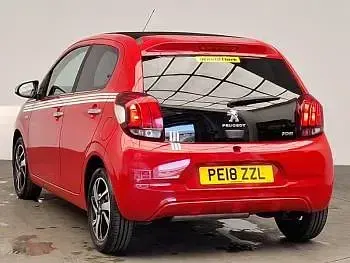 Used Peugeot 108 Collection 82 HP (60 kW) 2018 Red Hatchback