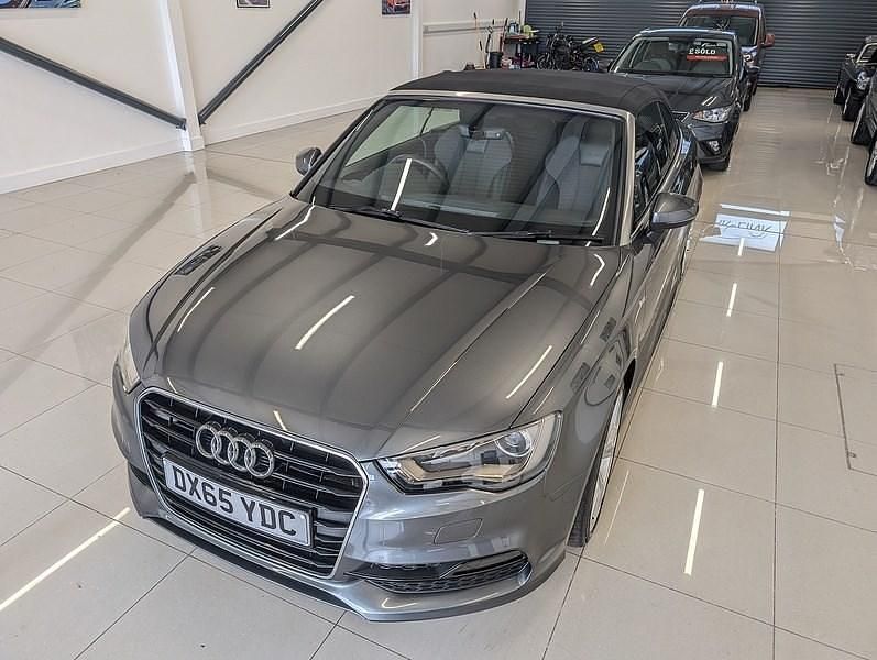 Used Audi Cabriolet S-Line 150 HP (110 kW) 2015 Grey Cabriolet