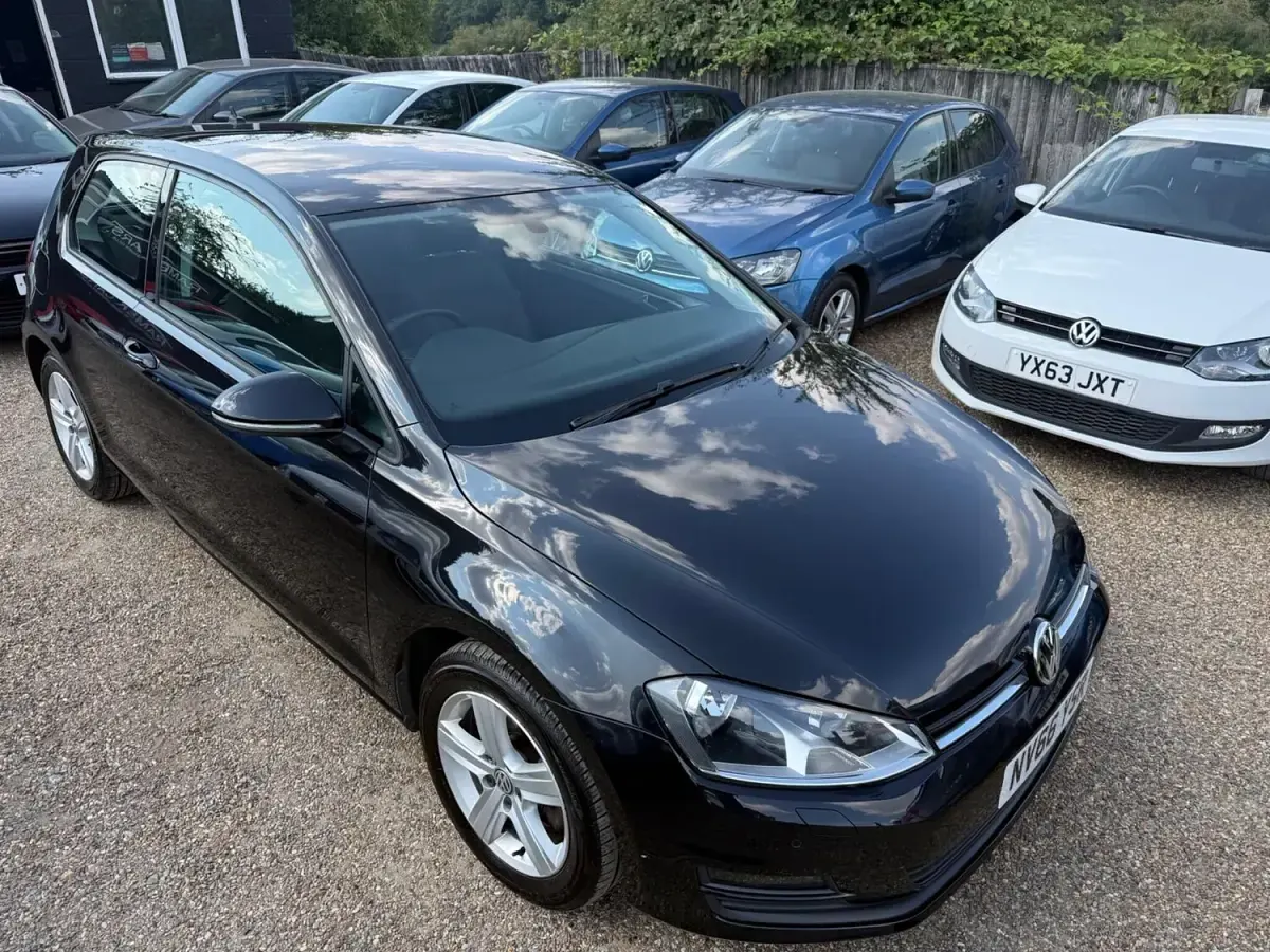Used VW Golf VII Edition 125 HP (91 kW) 2016 Black Hatchback